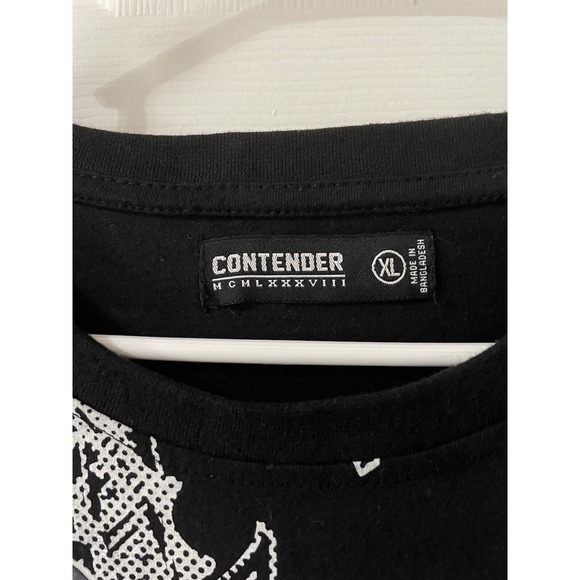 Contender Graphic T-Shirt – Bold All-Over Money & Eagle Print – Size XL - Picture 5 of 7